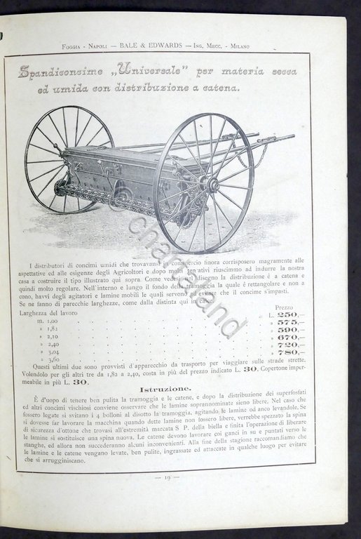 Catalogo illustrato Bale & Edwards - macchine agricole - Marzo …