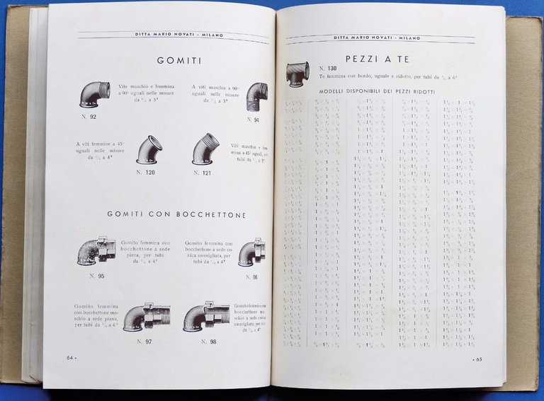 Catalogo Illustrato Ditta Mario Novati - Tubi, raccordi, accessori - …