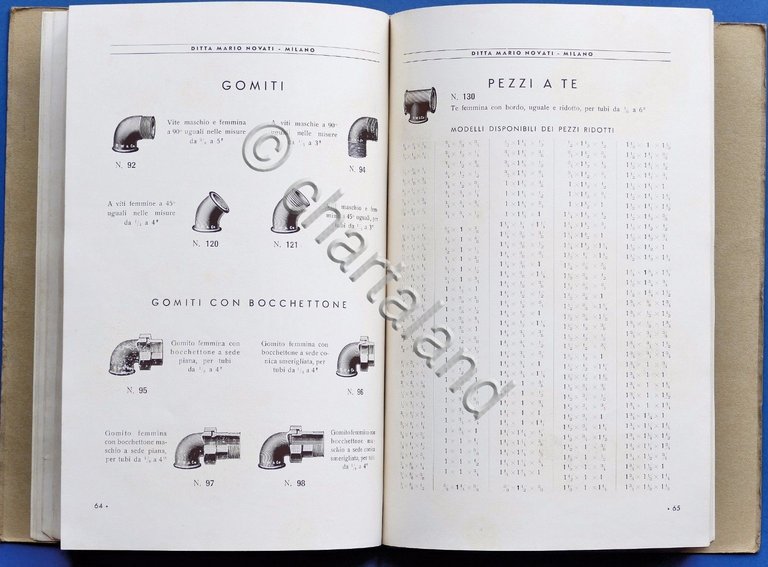 Catalogo Illustrato Ditta Mario Novati - Tubi, raccordi, accessori - …