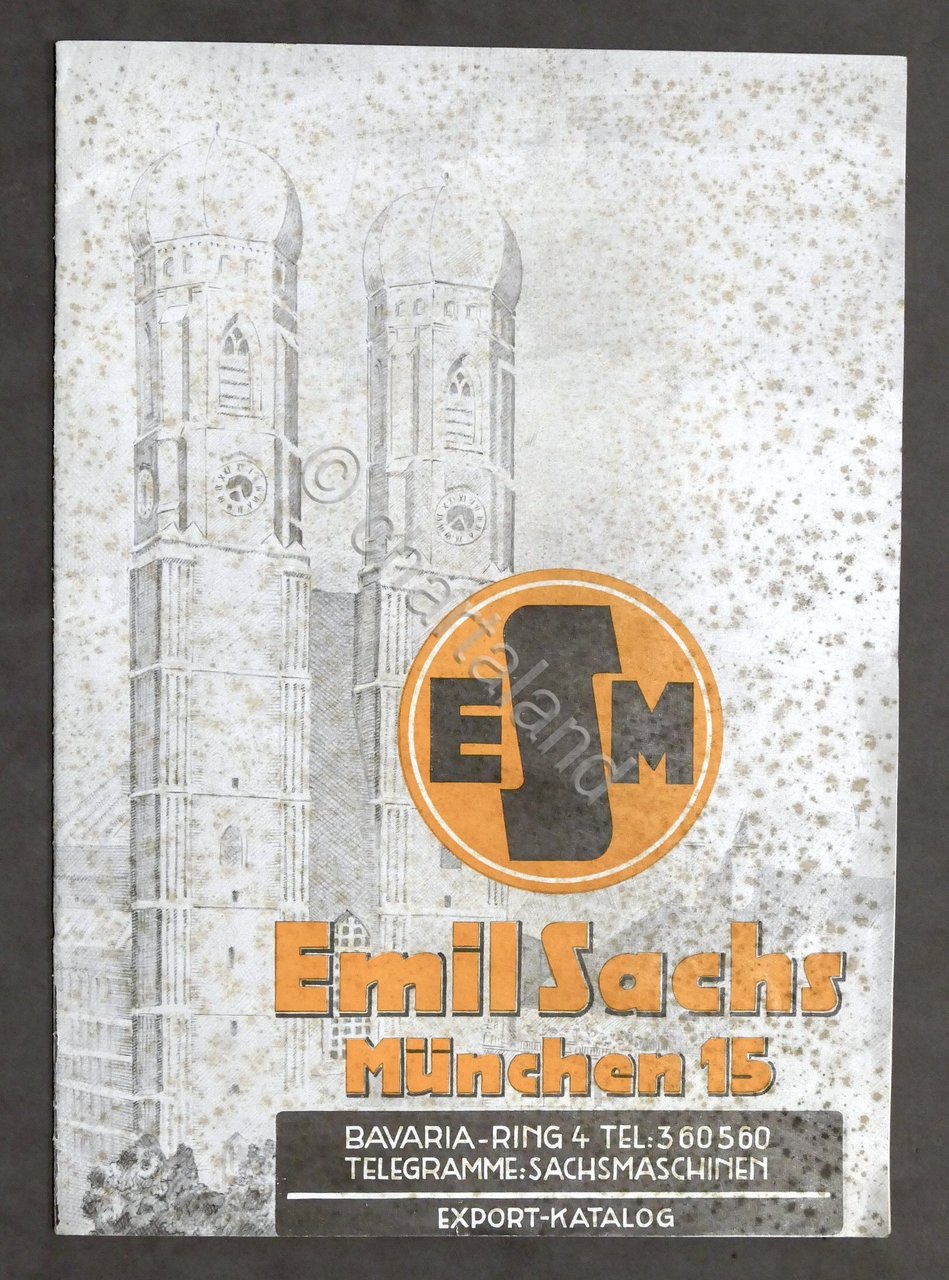 Catalogo illustrato Emil Sachs - macchine utensili - anni '50