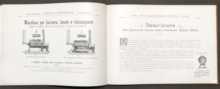 Catalogo illustrato Meccanico con Fonderia Zippermayr - Milano 1910 ca.