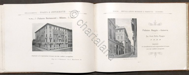 Catalogo illustrato Meccanico con Fonderia Zippermayr - Milano 1910 ca.