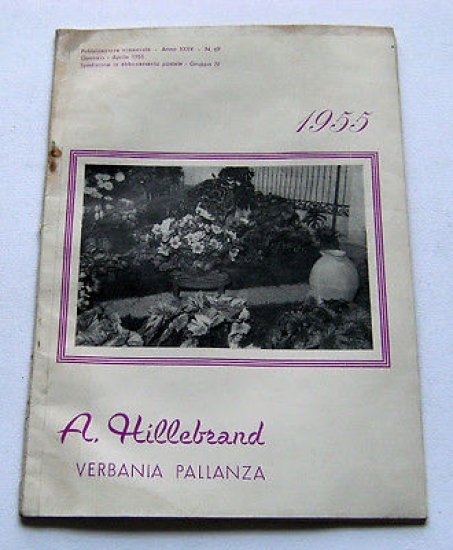 Catalogo illustrato Orticoltura  - A. Hillebrand - Sementi - 1955
