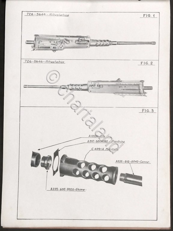 Catalogo Materiali Gruppo C Artiglieria Mitragliatrice Browning cal. 12,7 - …