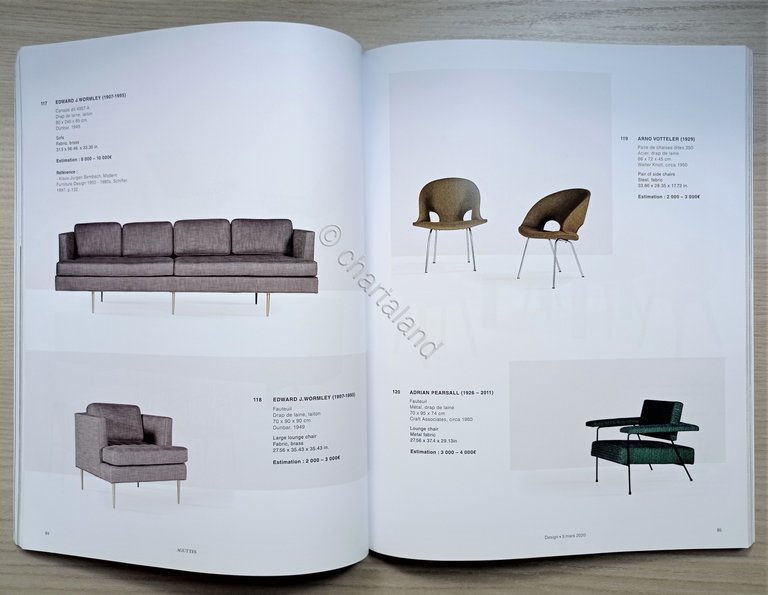 Catalogo Mostra Drouot Paris - Design - 5 Mars 2020