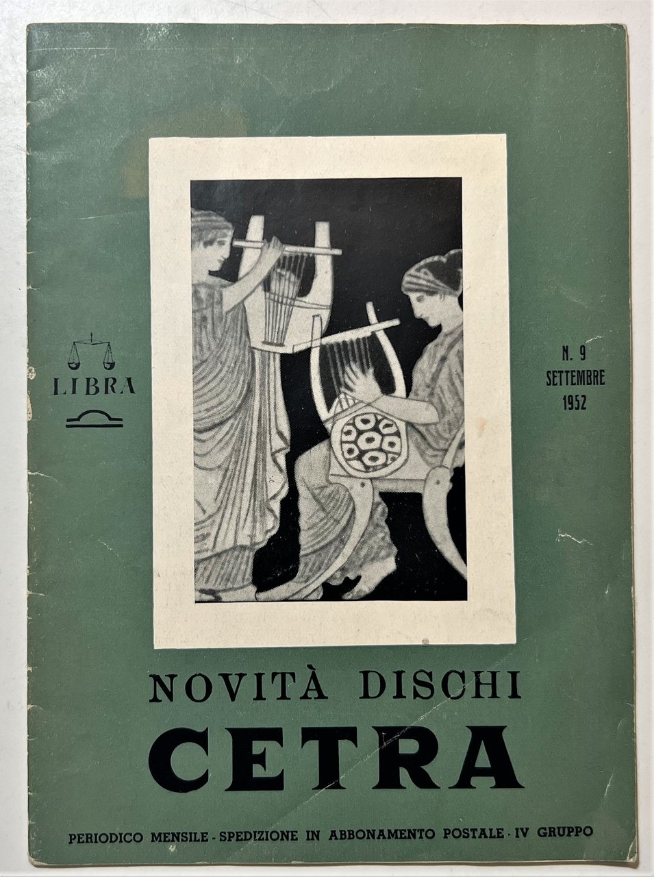 Catalogo Musica - Novità Dischi Cetra N. 9 - 1952