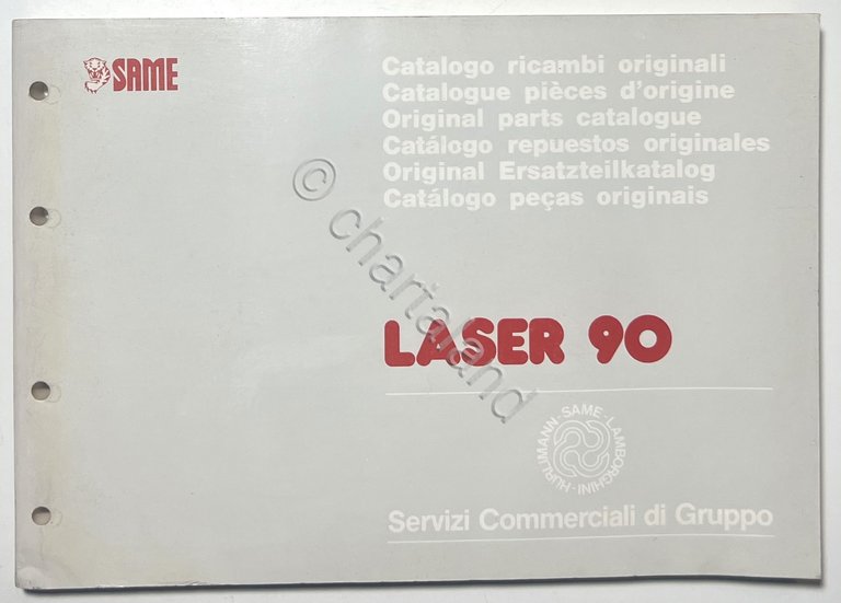 Catalogo Parti di Ricambi Originali SAME Trattori - Laser 90 …