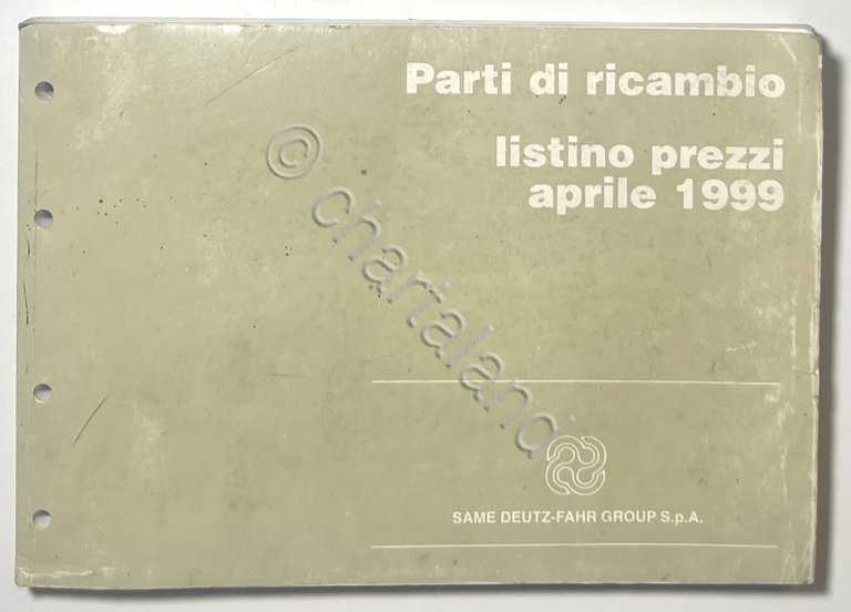 Catalogo Parti di Ricambi Originali SAME Trattori - Listino Prezzi …