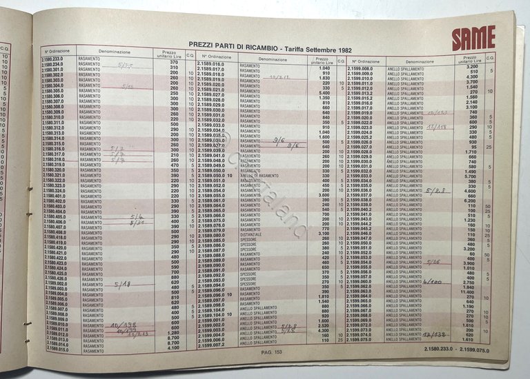Catalogo Parti di Ricambi Originali SAME Trattori - Listino Prezzi …