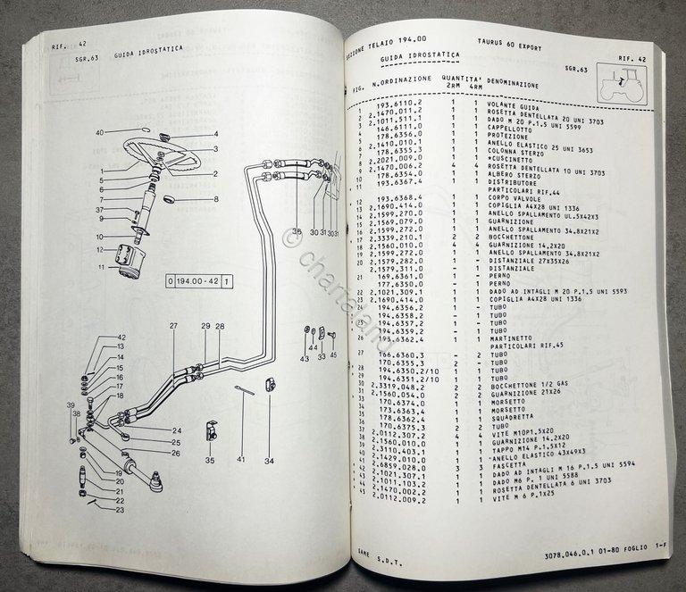 Catalogo Parti di Ricambio della Trattrice SAME - Taurus 60 …