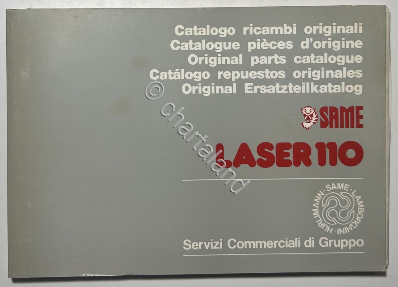 Catalogo Parti di Ricambio Originali SAME Trattori - Laser 110 …