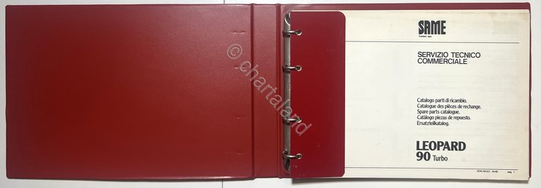 Catalogo Parti di Ricambio Originali SAME Trattori - Leopard 90 …