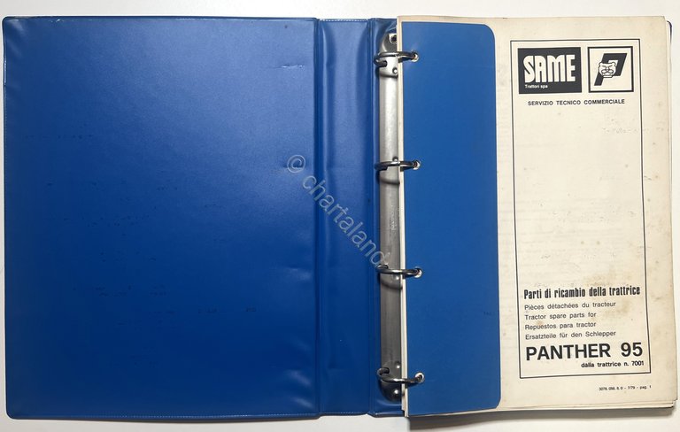 Catalogo Parti di Ricambio Originali SAME Trattori - Panther 95 …