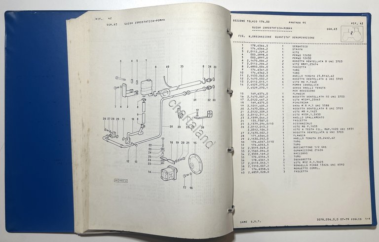Catalogo Parti di Ricambio Originali SAME Trattori - Panther 95 …