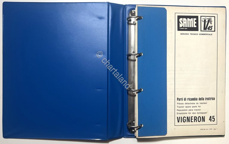 Catalogo Parti di Ricambio Originali SAME Trattori - Vigneron 45 …