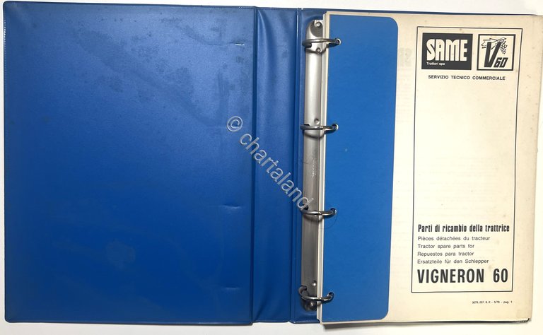 Catalogo Parti di Ricambio Originali SAME Trattori - Vigneron 60 …