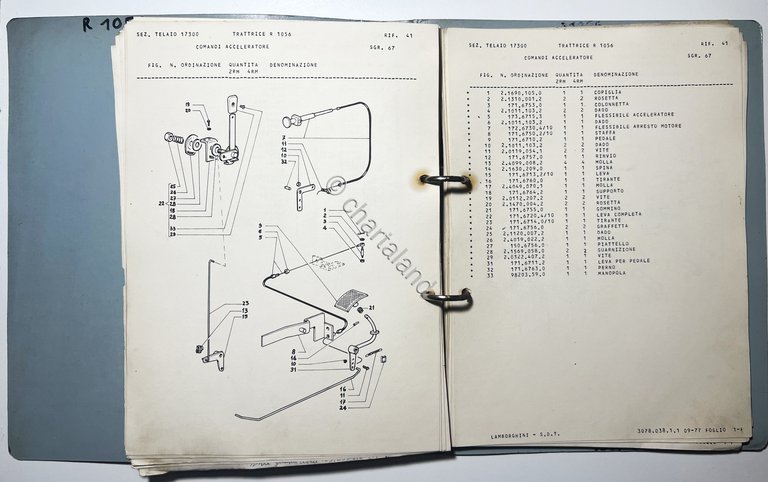 Catalogo Parti di Ricambio Trattori - Lamborghini 1056 - ed. …