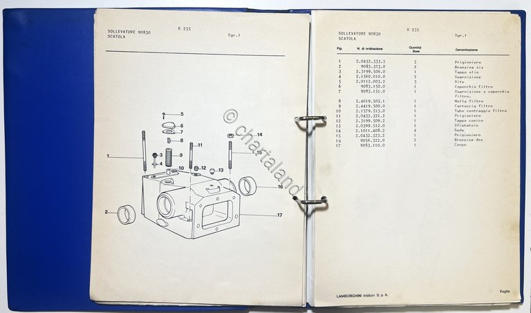 Catalogo Parti per Ricambio Lamborghini Trattori - R 235 - …