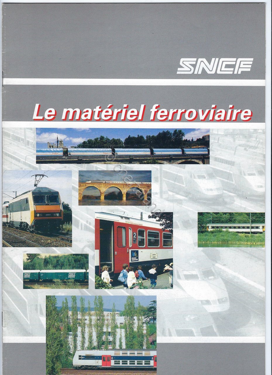 Catalogo pubblicitario SNCF Le materiel ferroviaire 1991