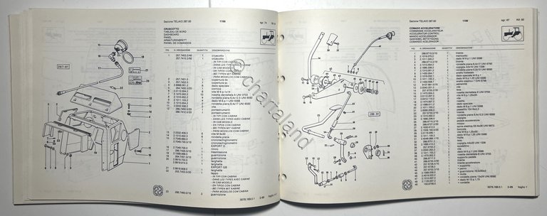 Catalogo Ricambi Originali Lamborghini Trattori - 1106 - ed. 1989