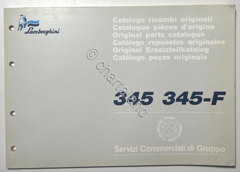 Catalogo Ricambi Originali Lamborghini Trattori - 345 / 345-F - … | Immagine Gallery 1