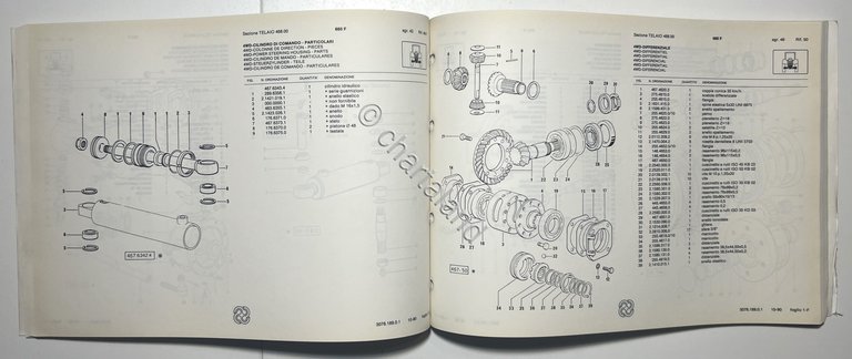 Catalogo Ricambi Originali Lamborghini Trattori - 660-F - ed. 1990