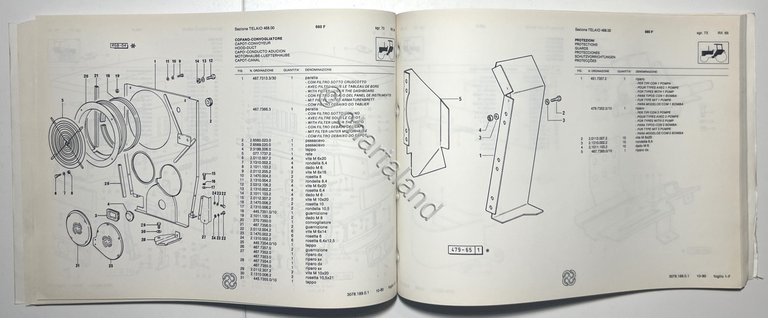 Catalogo Ricambi Originali Lamborghini Trattori - 660-F - ed. 1990