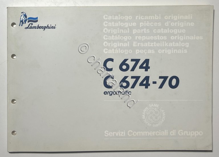 Catalogo Ricambi Originali Lamborghini Trattori - C 674 /C 674-70 … | Immagine Gallery 1