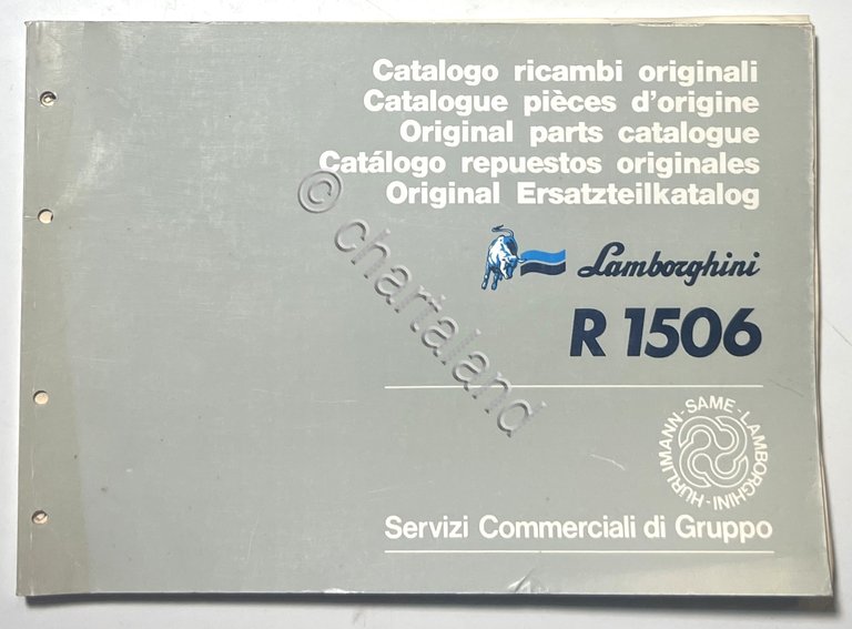Catalogo Ricambi Originali Lamborghini Trattori - R 1506 - ed. … | Immagine Gallery 1