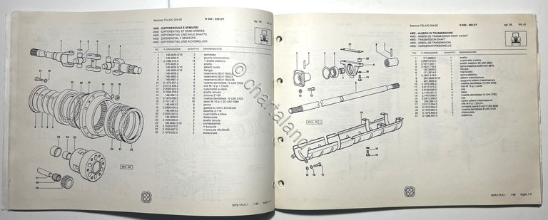 Catalogo Ricambi Originali Lamborghini Trattori - R 550 - 550 …