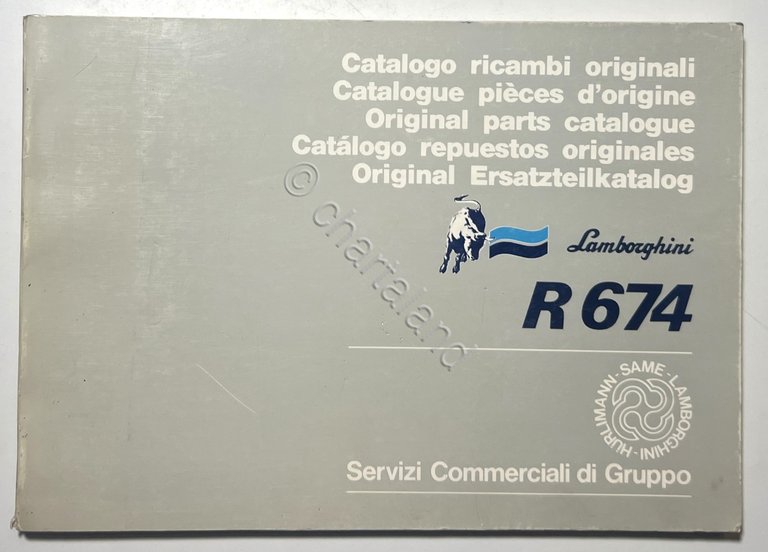 Catalogo Ricambi Originali Lamborghini Trattori - R 674 - ed.1985