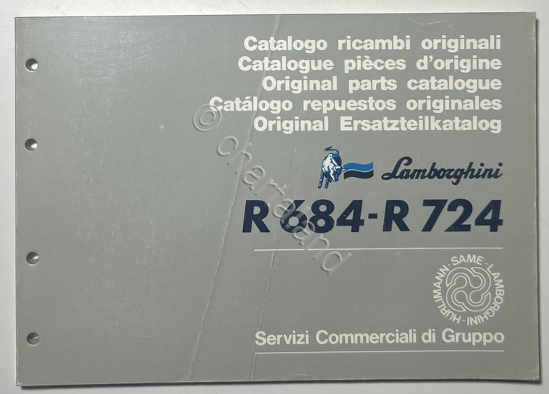 Catalogo Ricambi Originali Lamborghini Trattori - R 684 - R …