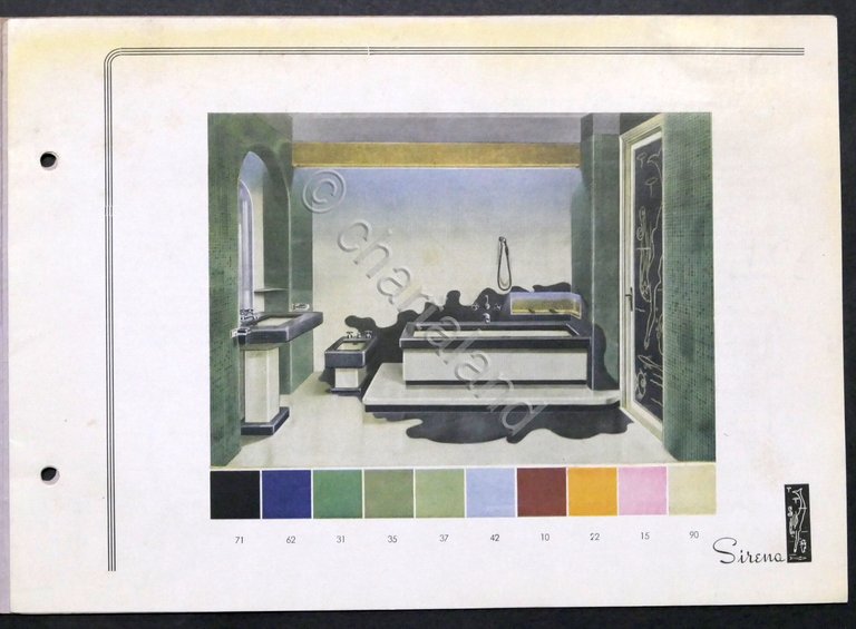 Catalogo Sirena - Apparecchi sanitari brevettati - 1950 ca.