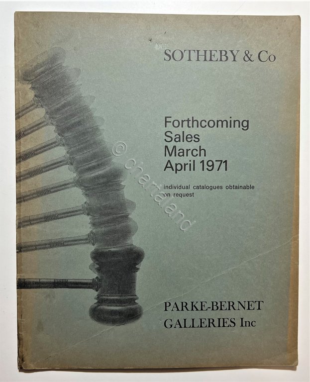 Catalogo Sotheby & Co - Forthcoming Sales March - April …