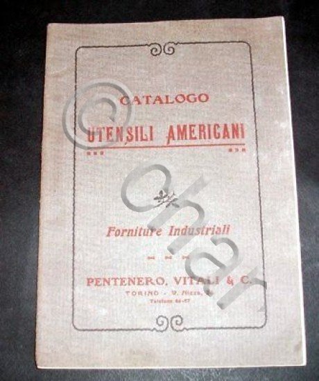 Catalogo Utensili Americani - Forniture industriali - 1921