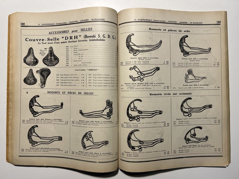 Catalogue Général - Fabrique de Cycles et Cadres P. Fonteneau …