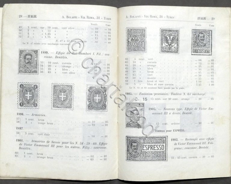 Catalogue illustré des Timbres-Poste d'Italie - 1910 ca. - Bolaffi