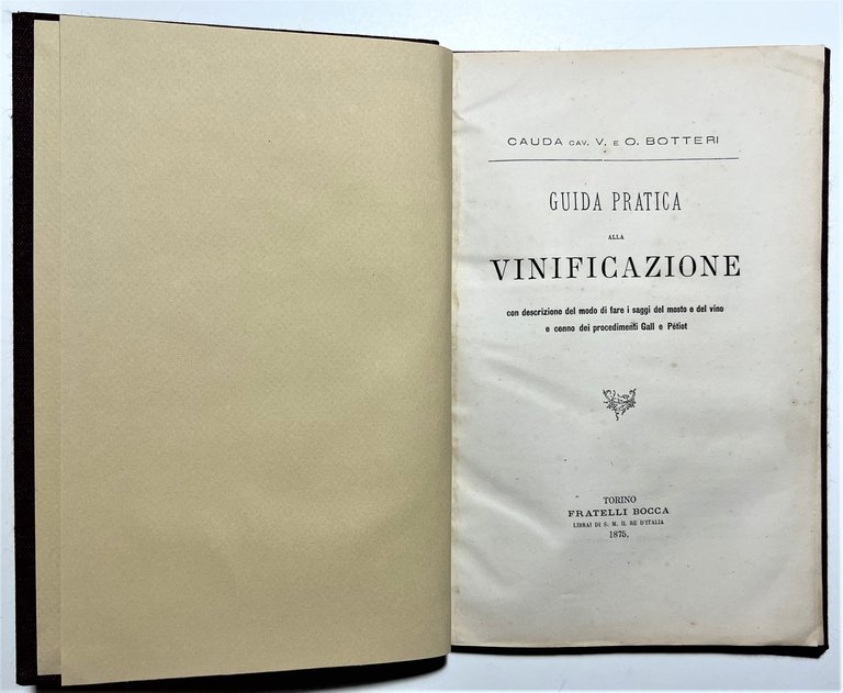 Cauda Cav. V. e O. Botteri - Guida Pratica alla …