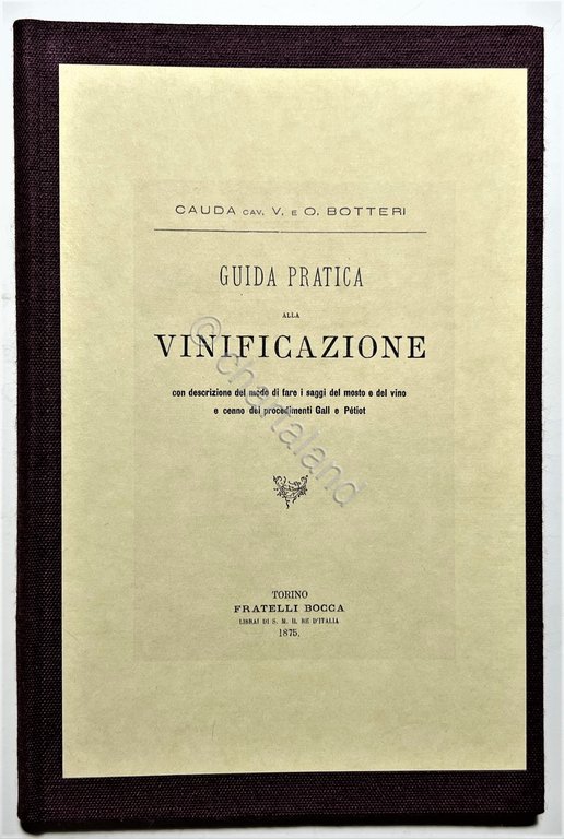 Cauda Cav. V. e O. Botteri - Guida Pratica alla …