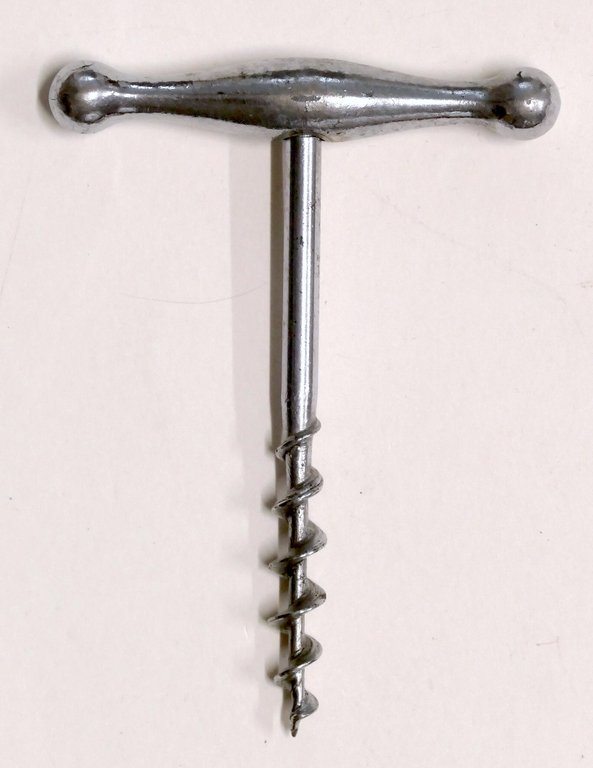 Cavatappi d'epoca artigianale in metallo - anni '40