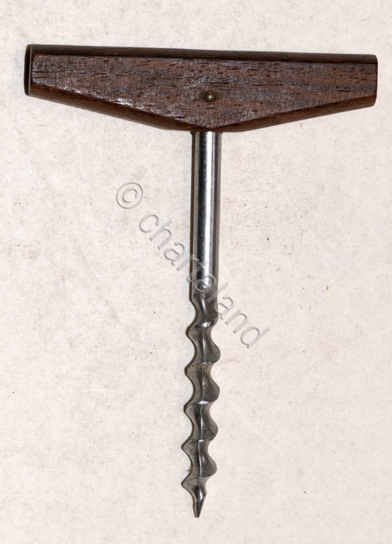 Cavatappi d'epoca in metallo e legno - anni '50