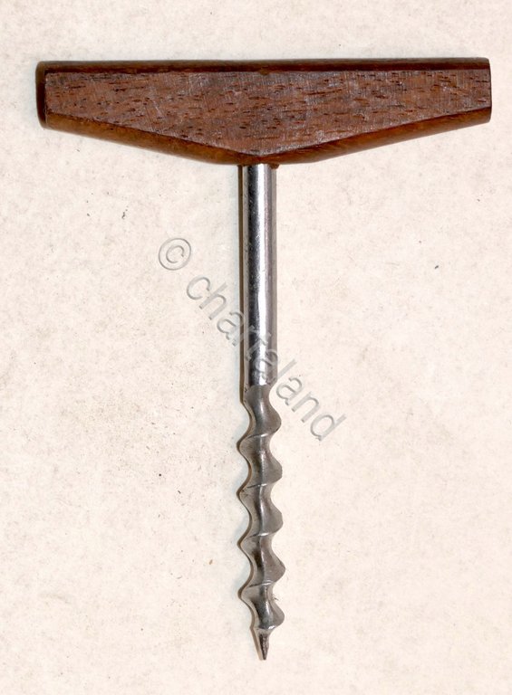 Cavatappi d'epoca in metallo e legno - anni '50