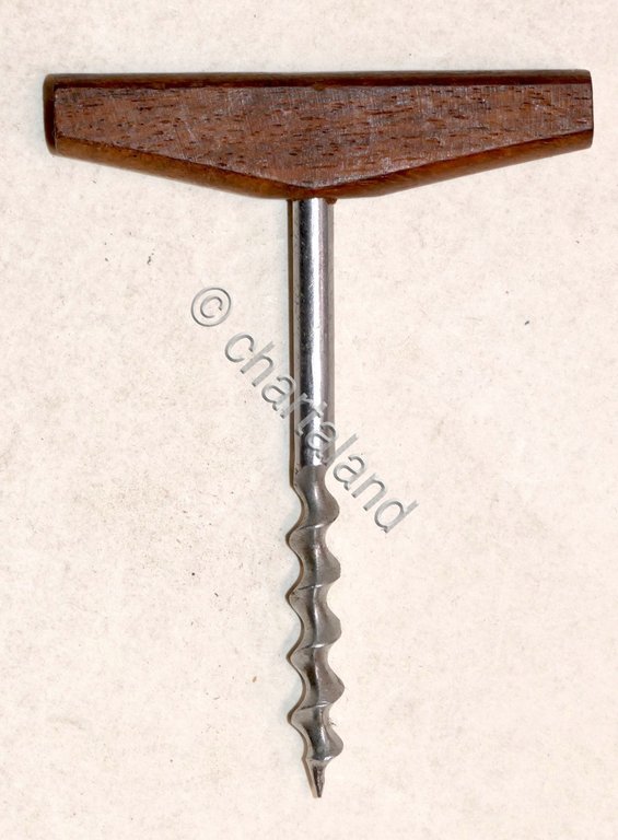 Cavatappi d'epoca in metallo e legno - anni '50