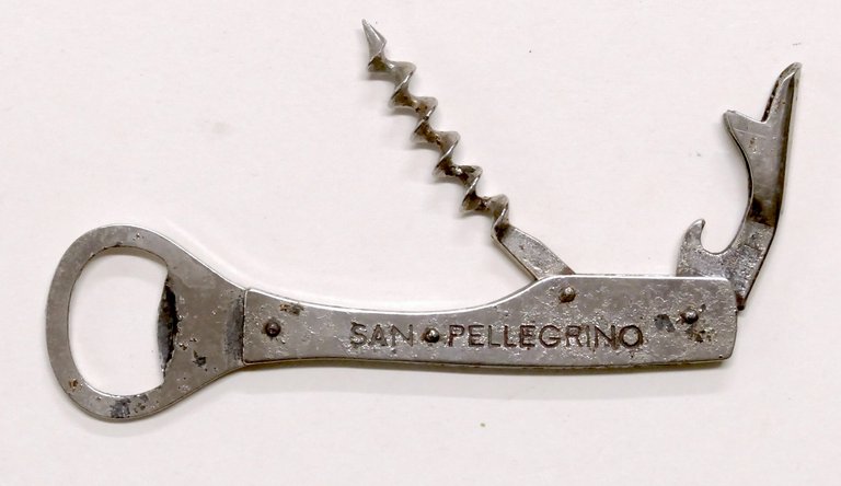 Cavatappi vintage da sommelier in metallo San Pellegrino - anni …