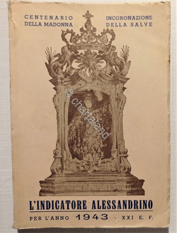 Centenario della Madonna - L'Indicatore Alessandrino per l'Anno 1943