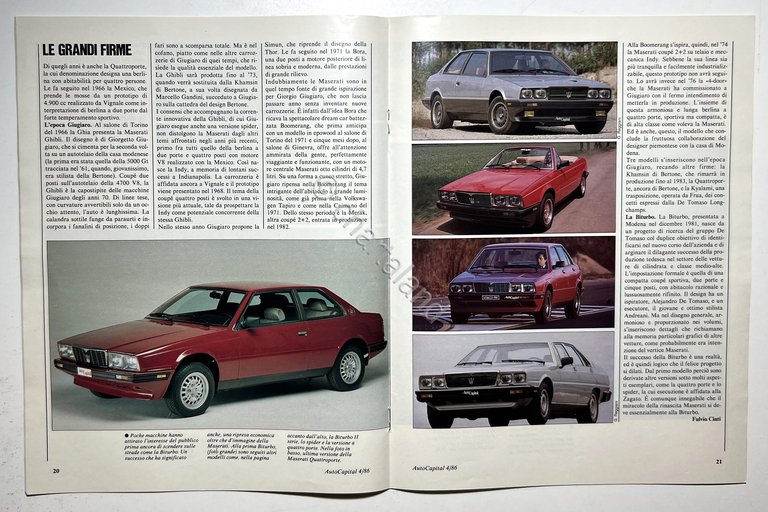 Cento Anni di Automobili - Maserati - ed. 1986 Auto …