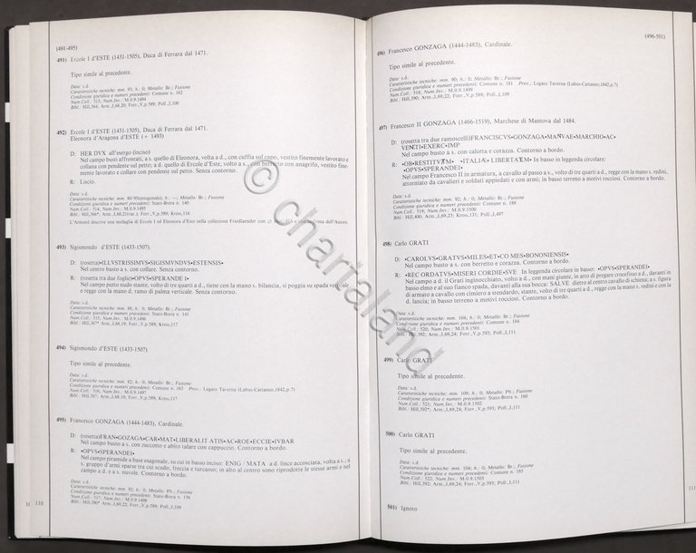 Cesare Johnson, Rodolfo Nartini - Catalogo delle Medaglie I - …