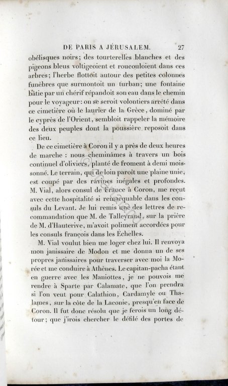 Chateaubriand - Itinéraire de Paris a Jerusalem et de Jerusalem … | Immagine Gallery 3
