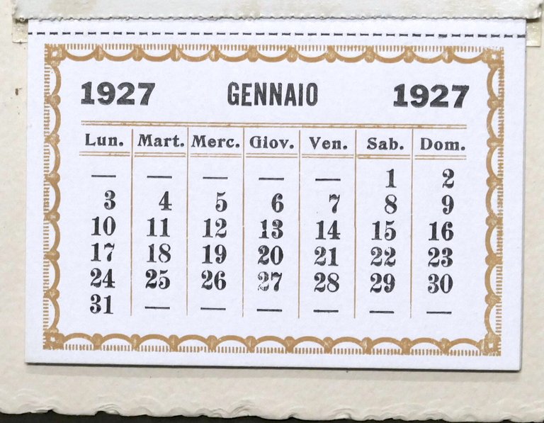 Chianti Bertolli - Calendario 1927 - Società Vinicola Toscana Sede … | Immagine Gallery 2
