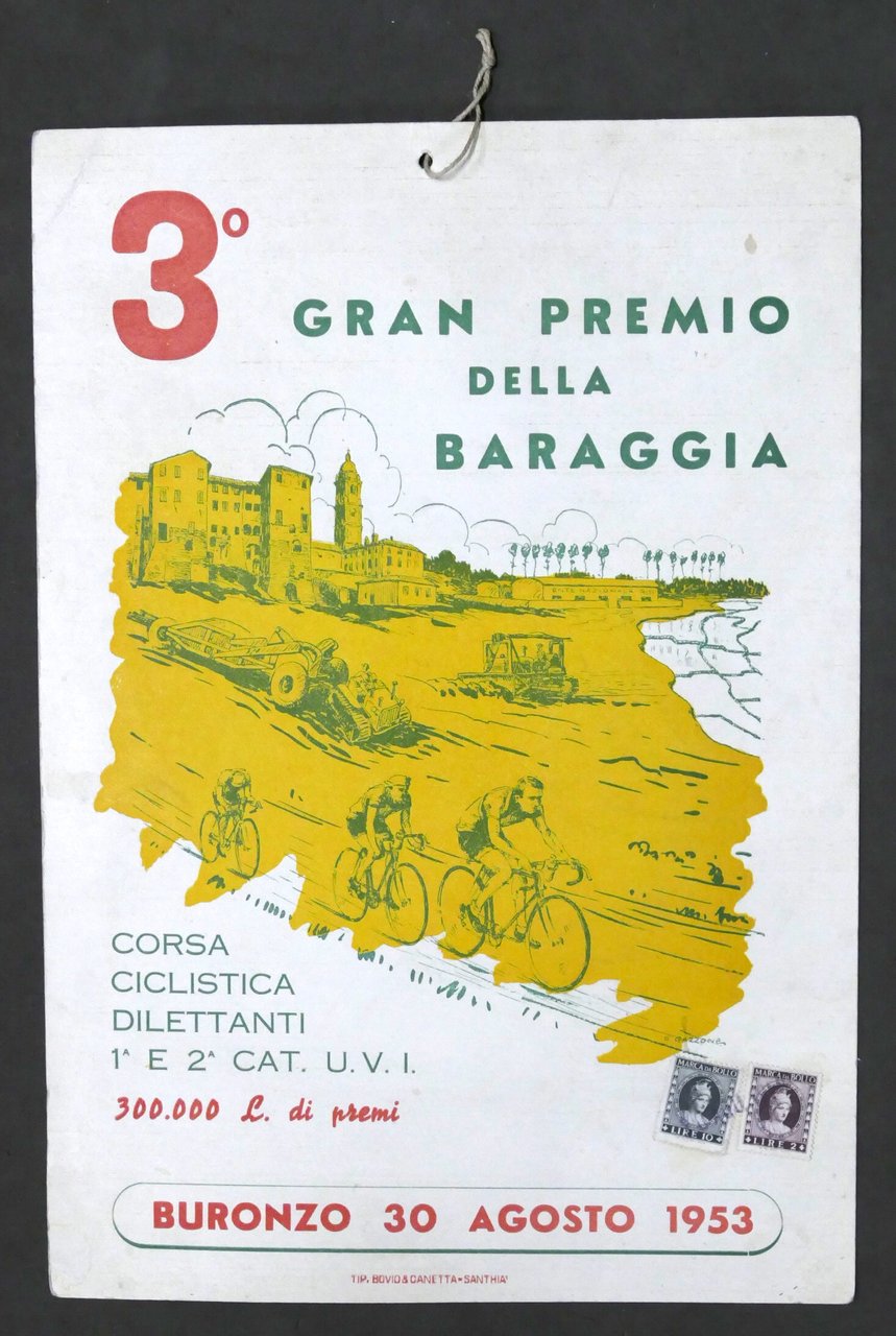 Ciclismo - Locandina 3° Gran Premio della Baraggia - Buronzo …